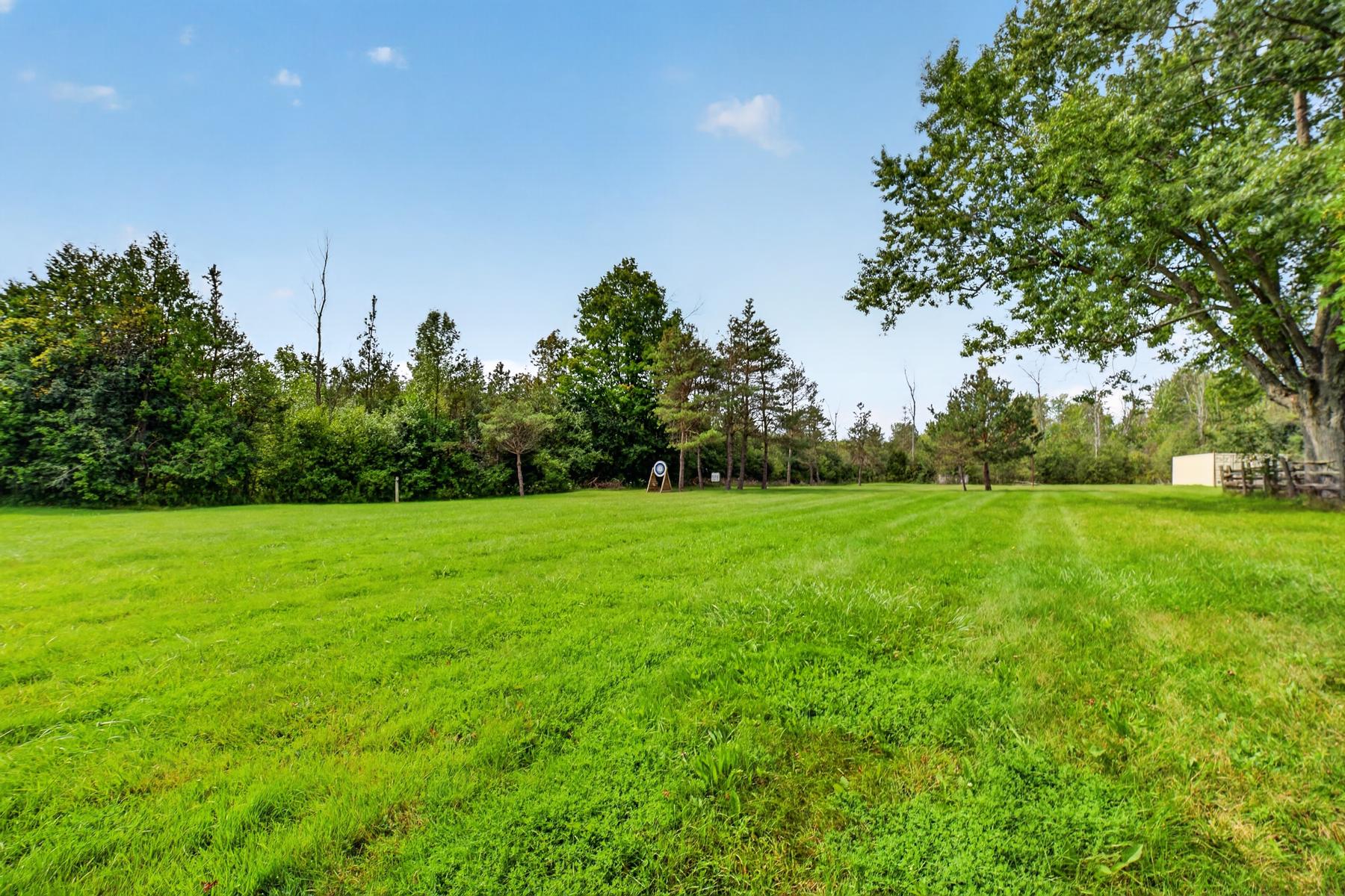 The far field beyond the barns