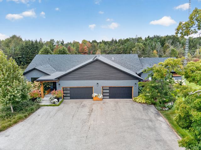 Front of the house from above