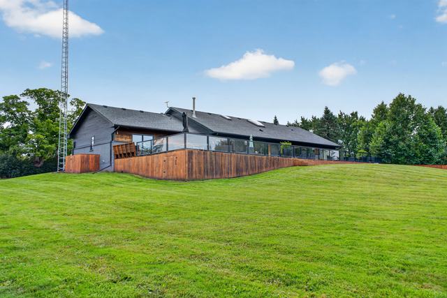The house from the lawn